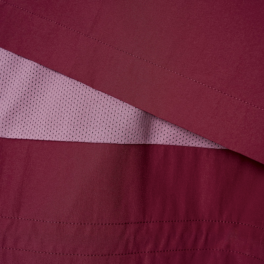 Parka Ajustable in Burgundy