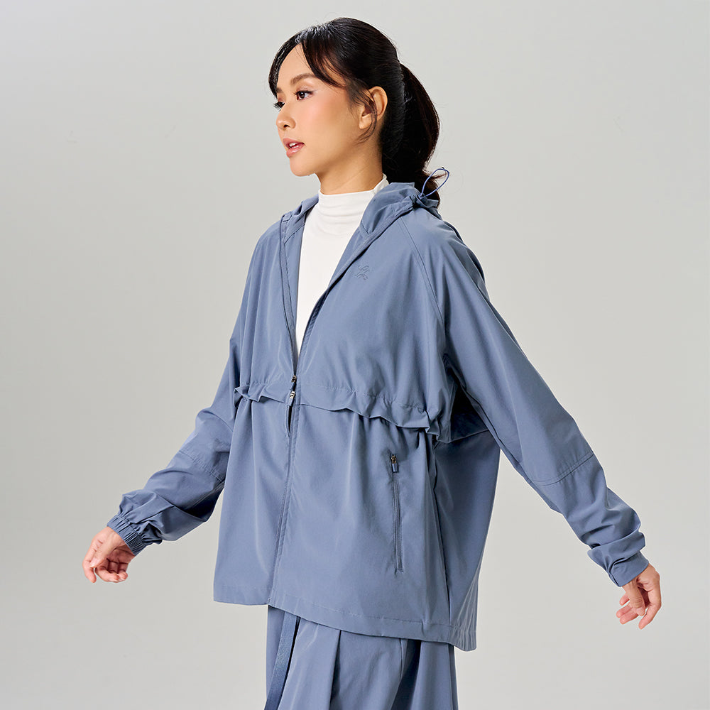 Parka Ajustable in Dove