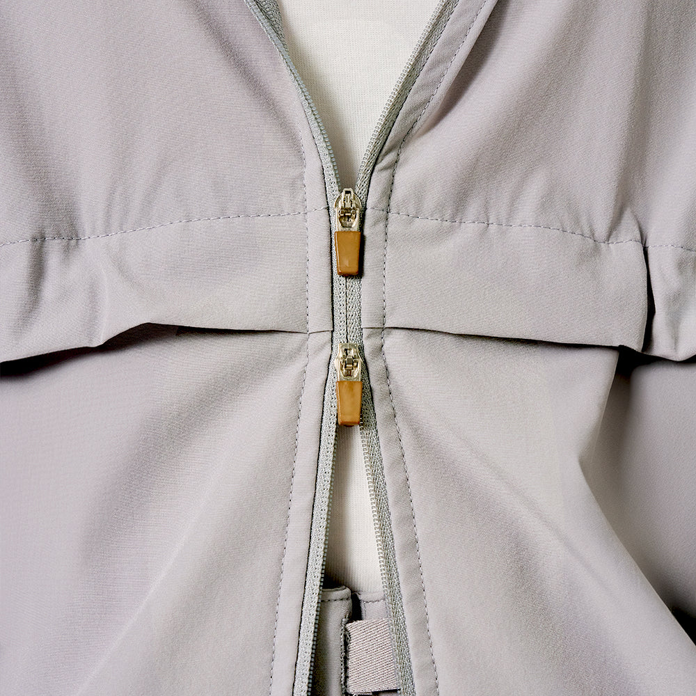 Parka Ajustable in Grey