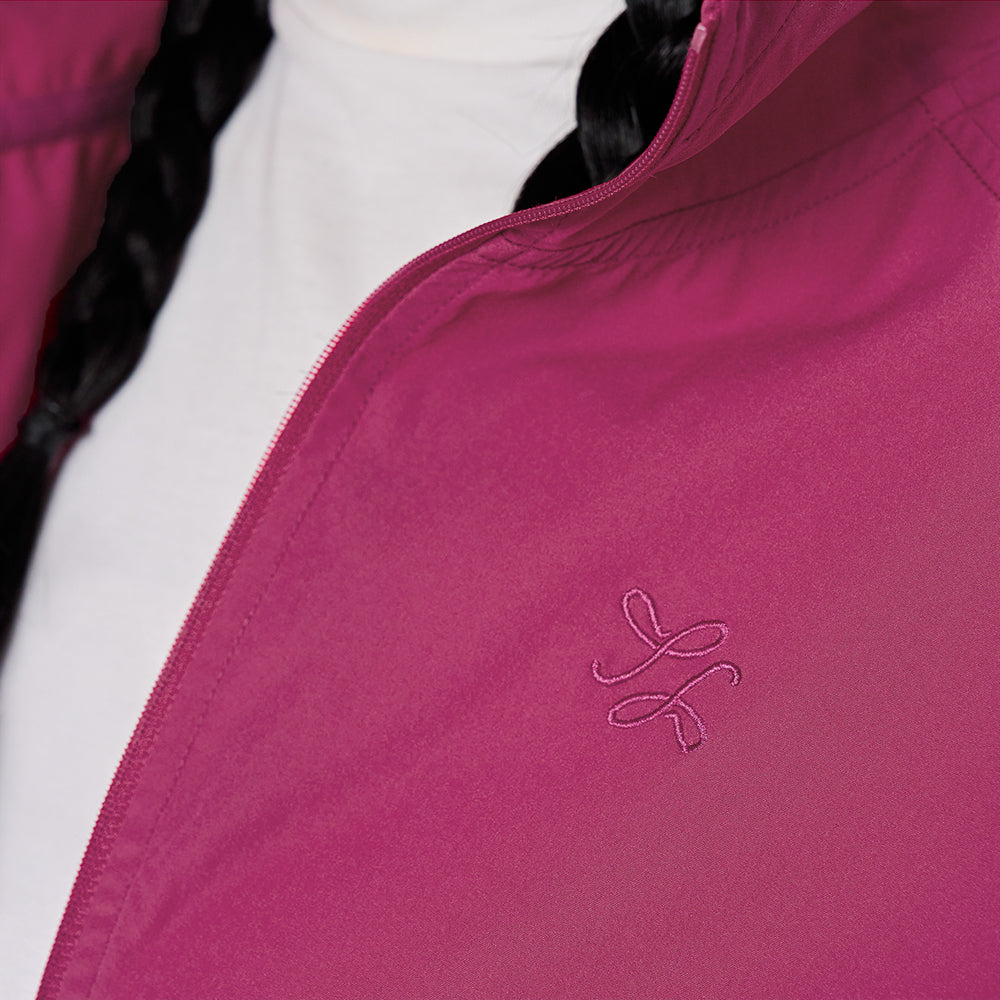 Parka Ajustable in Magenta