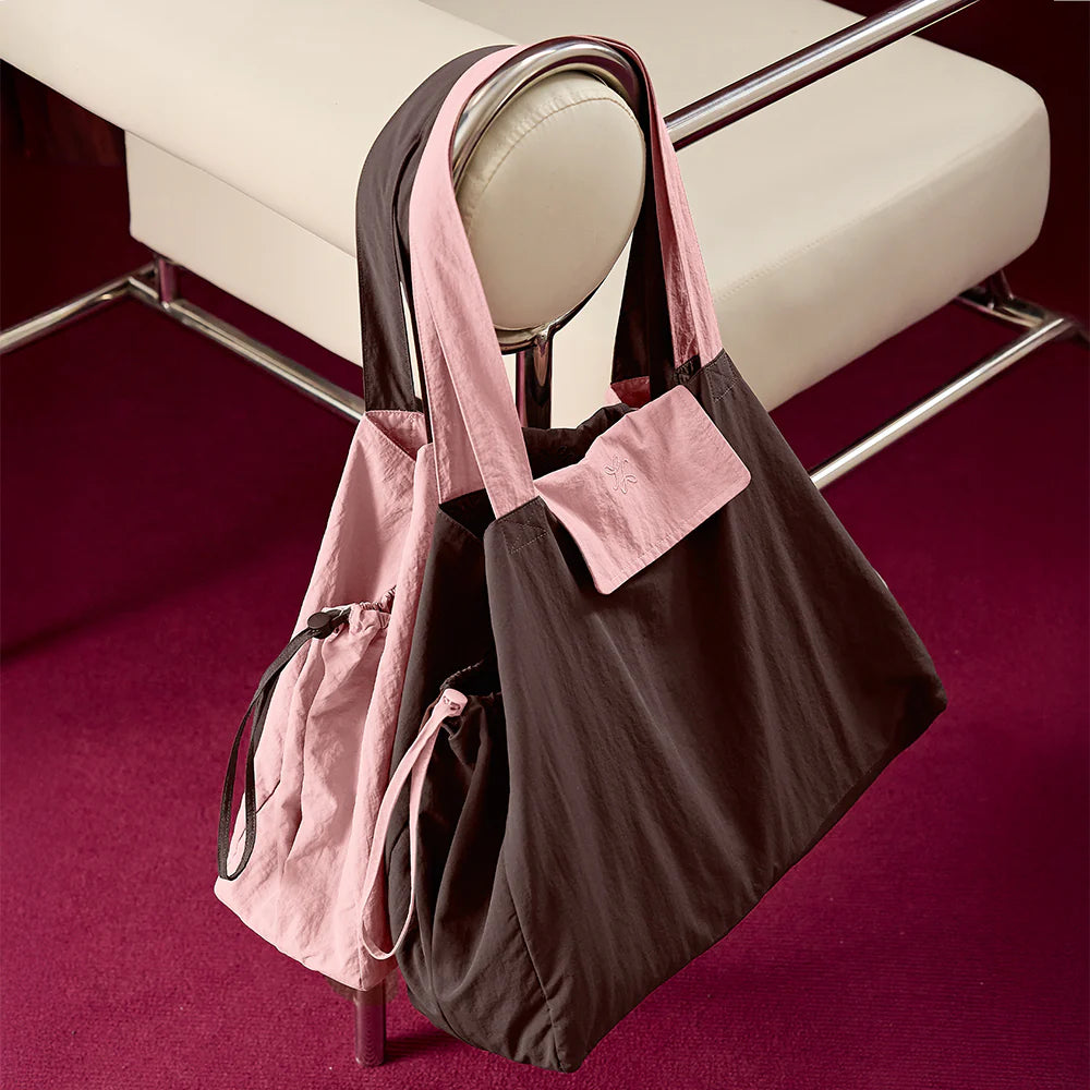 Duo Tote Bag in Dark Brown