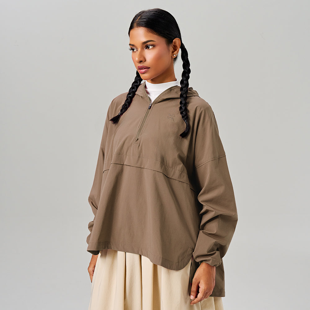 Parka Flare in Brown