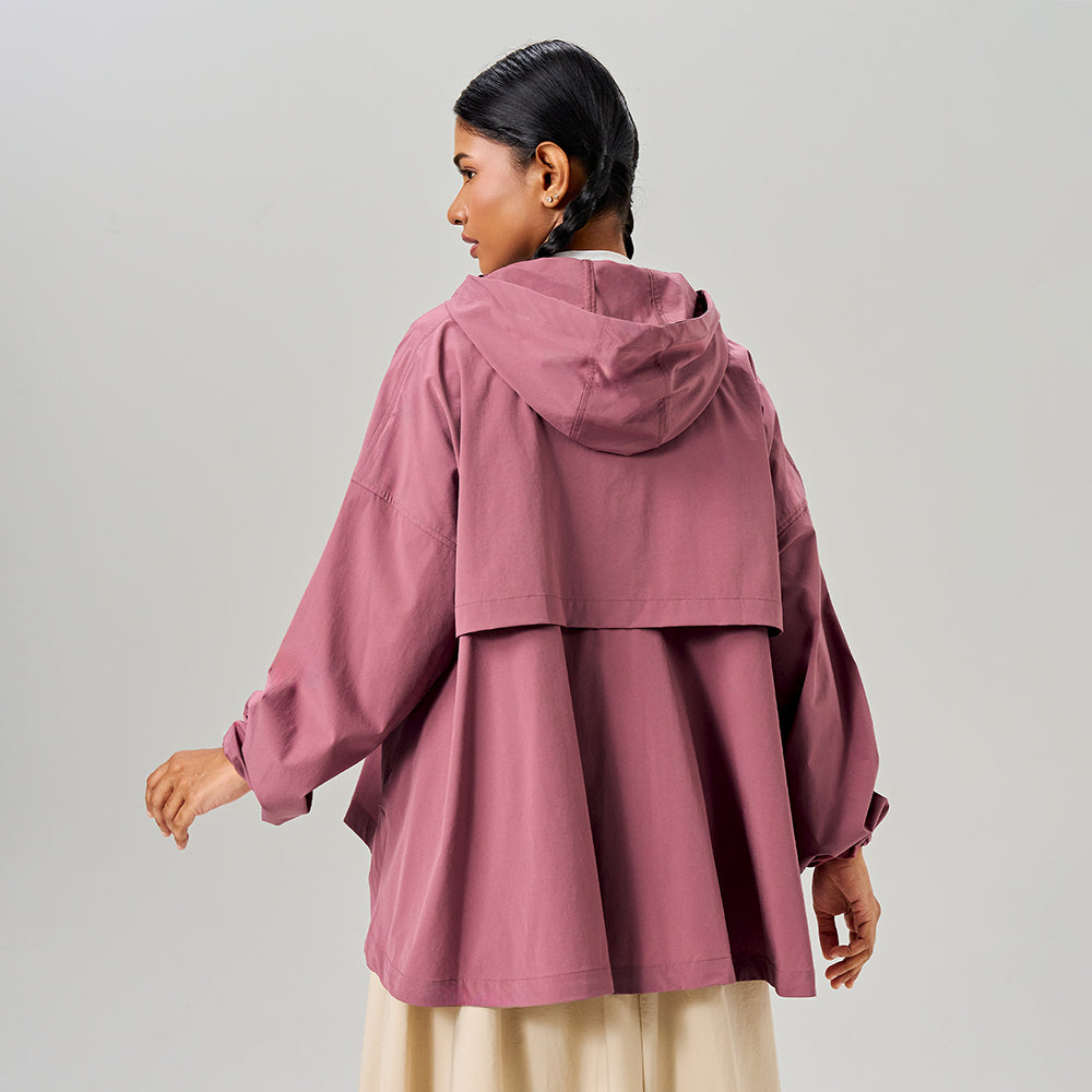Parka Flare in Plum