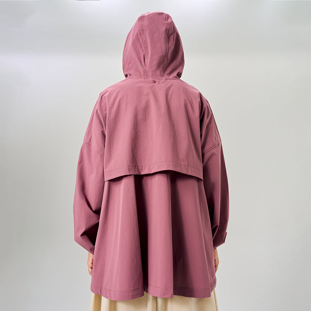 Parka Flare in Plum