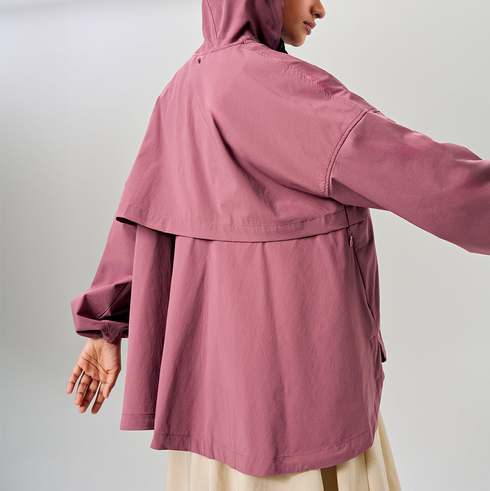 Parka Flare in Plum