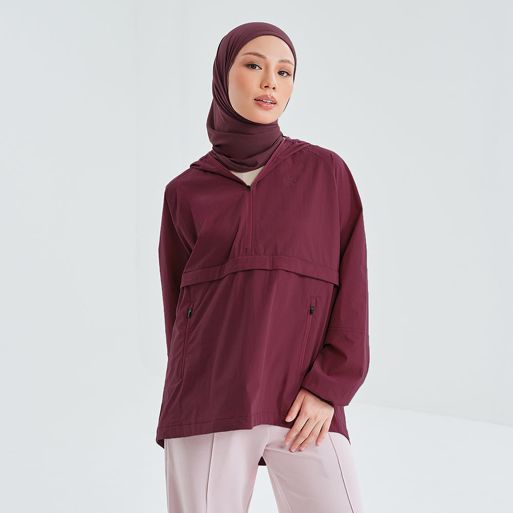 Parka in Burgundy