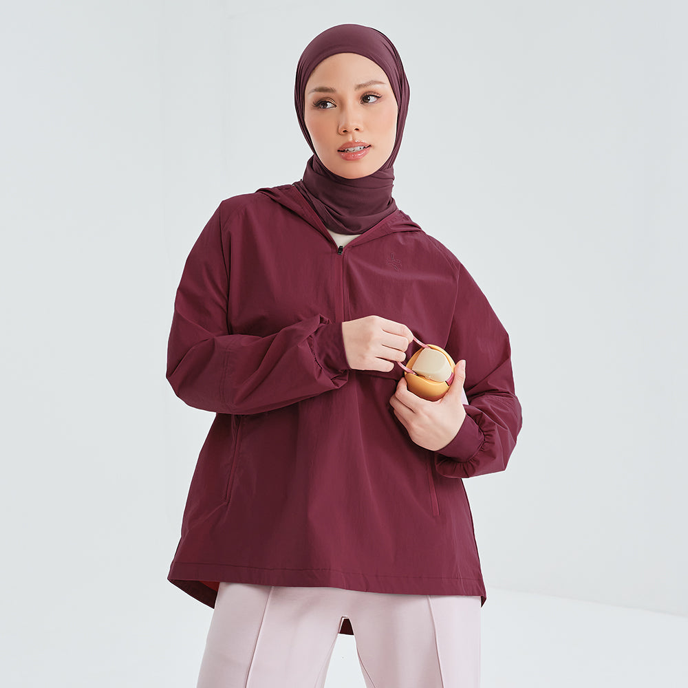 Parka in Burgundy