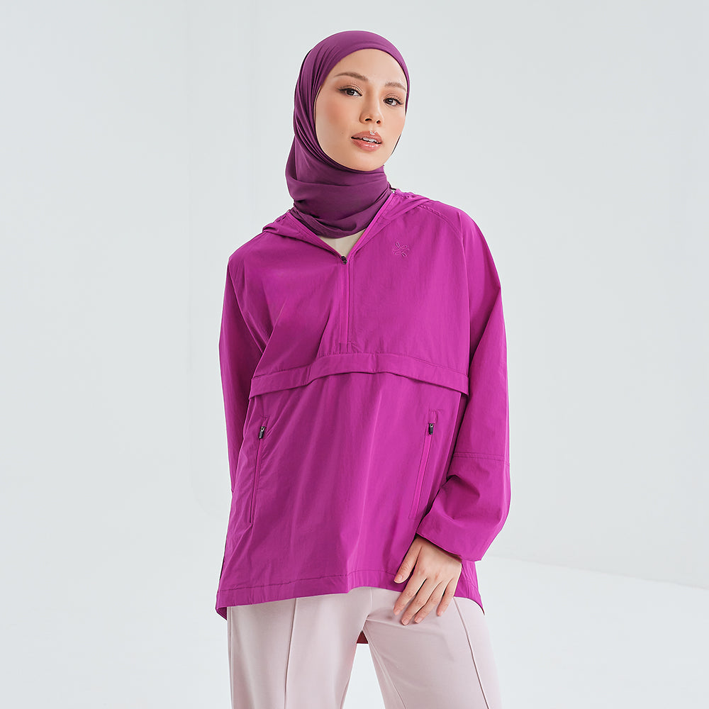 Parka in Dark Fuschia