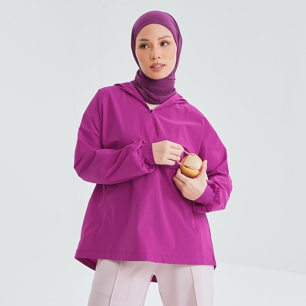 Parka in Dark Fuschia