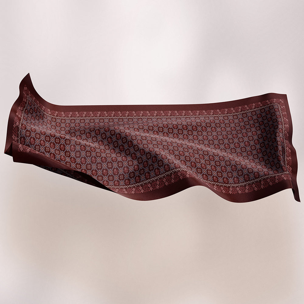 Cross Stitch in Mahogany