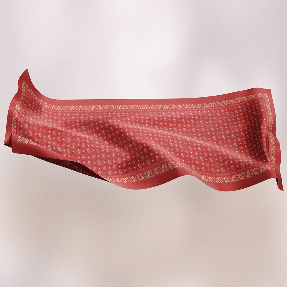 Cross Stitch in Scarlet