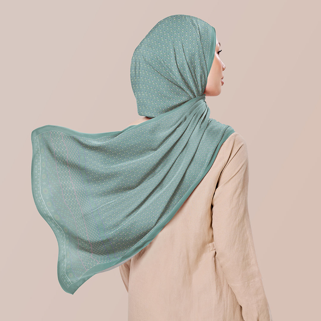 Sashiko in Teal