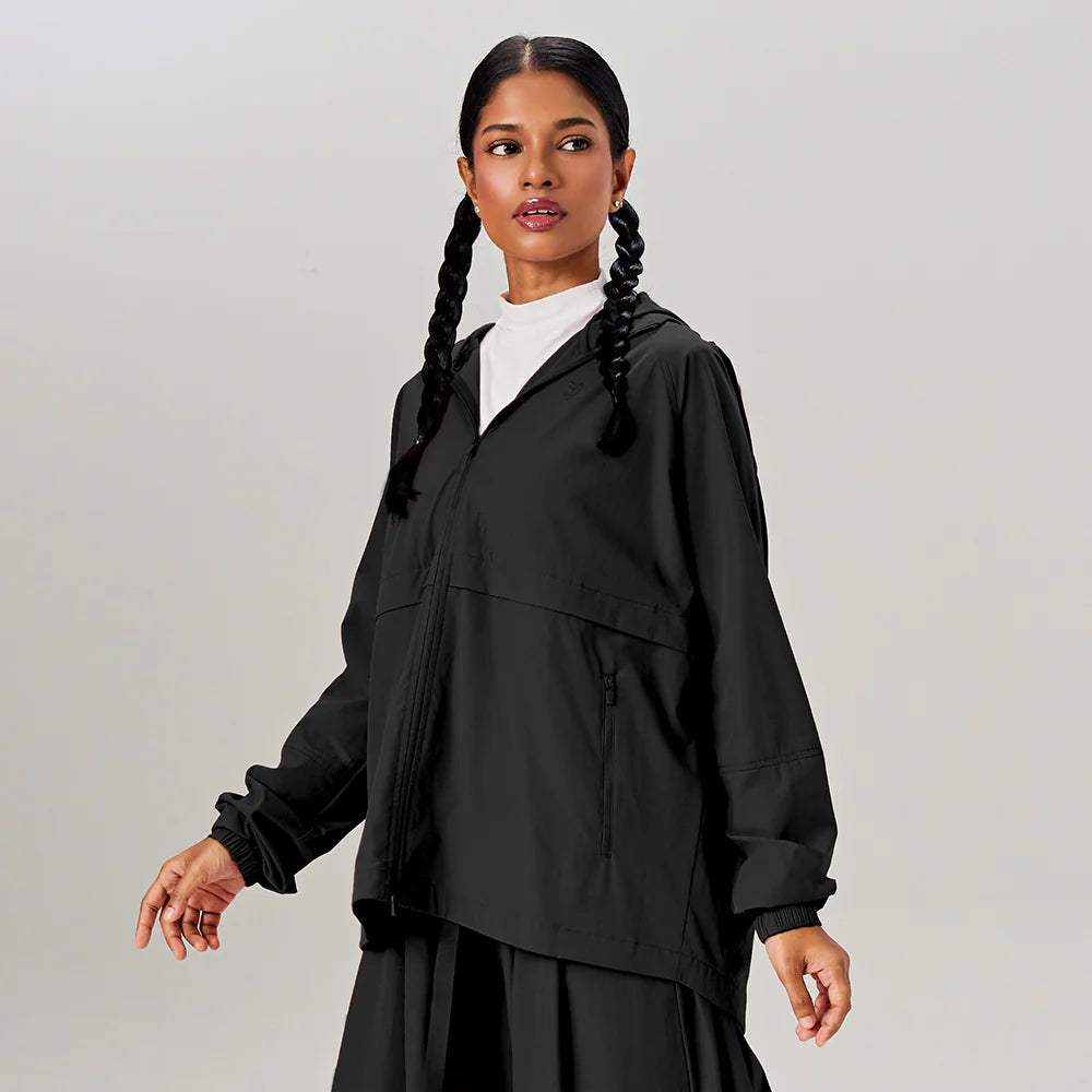 Parka Ajustable in Black