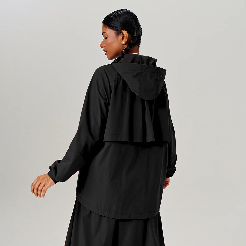 Parka Ajustable in Black