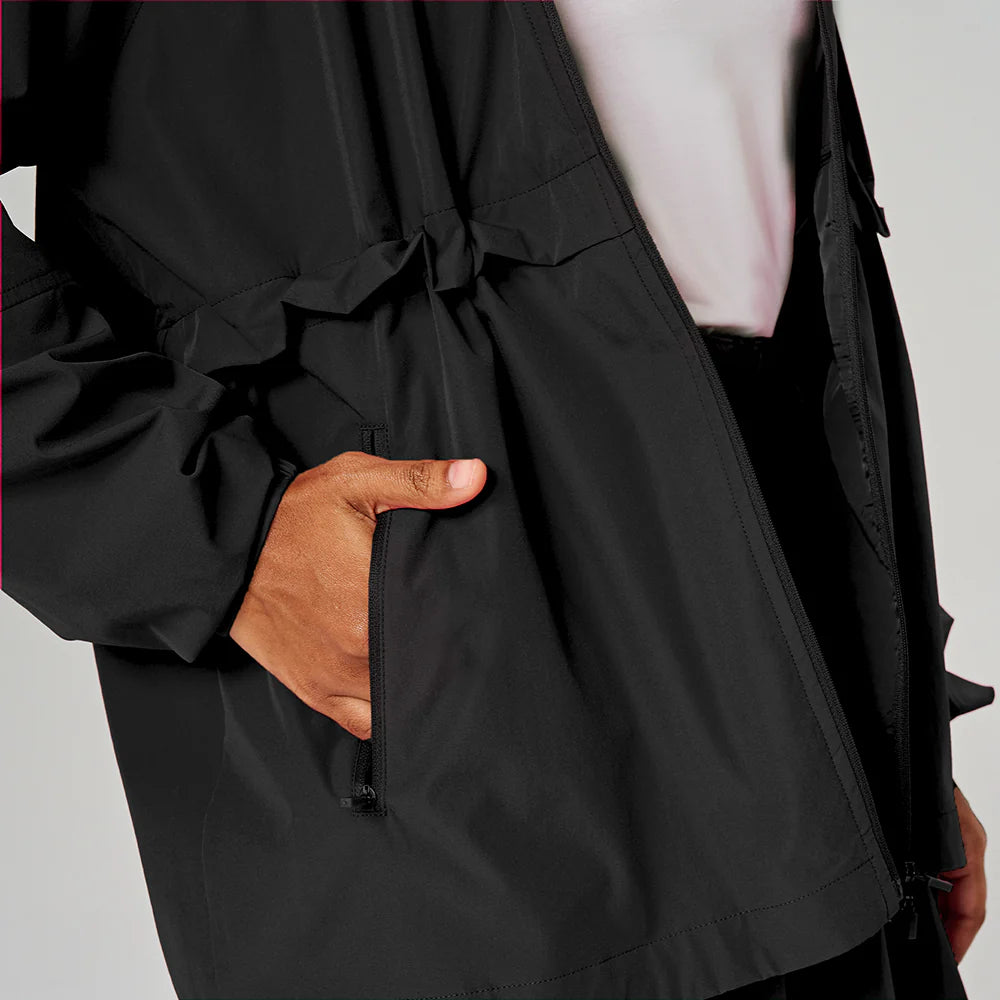 Parka Ajustable in Black