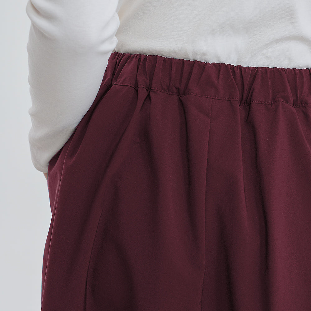 Balloon Skirt in Burgundy