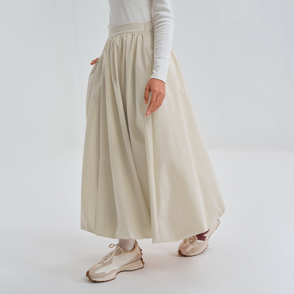 Balloon Skirt in Latte