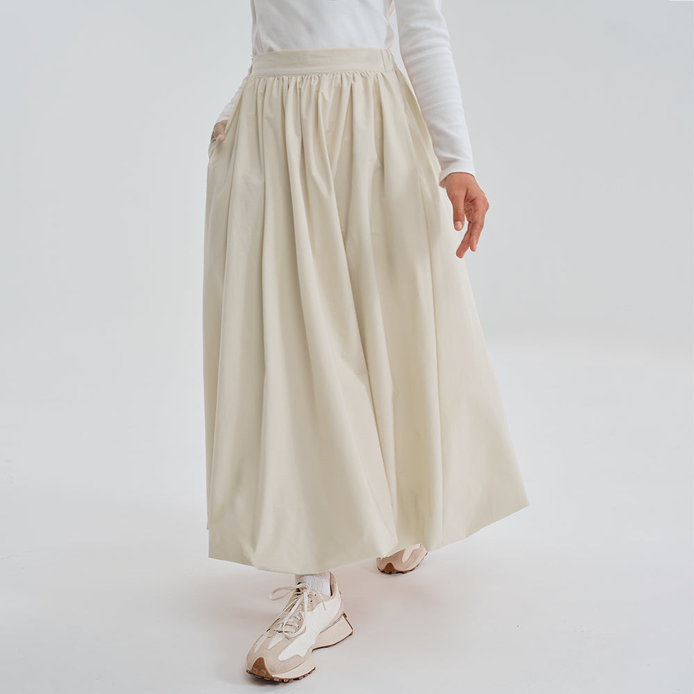 Balloon Skirt in Latte