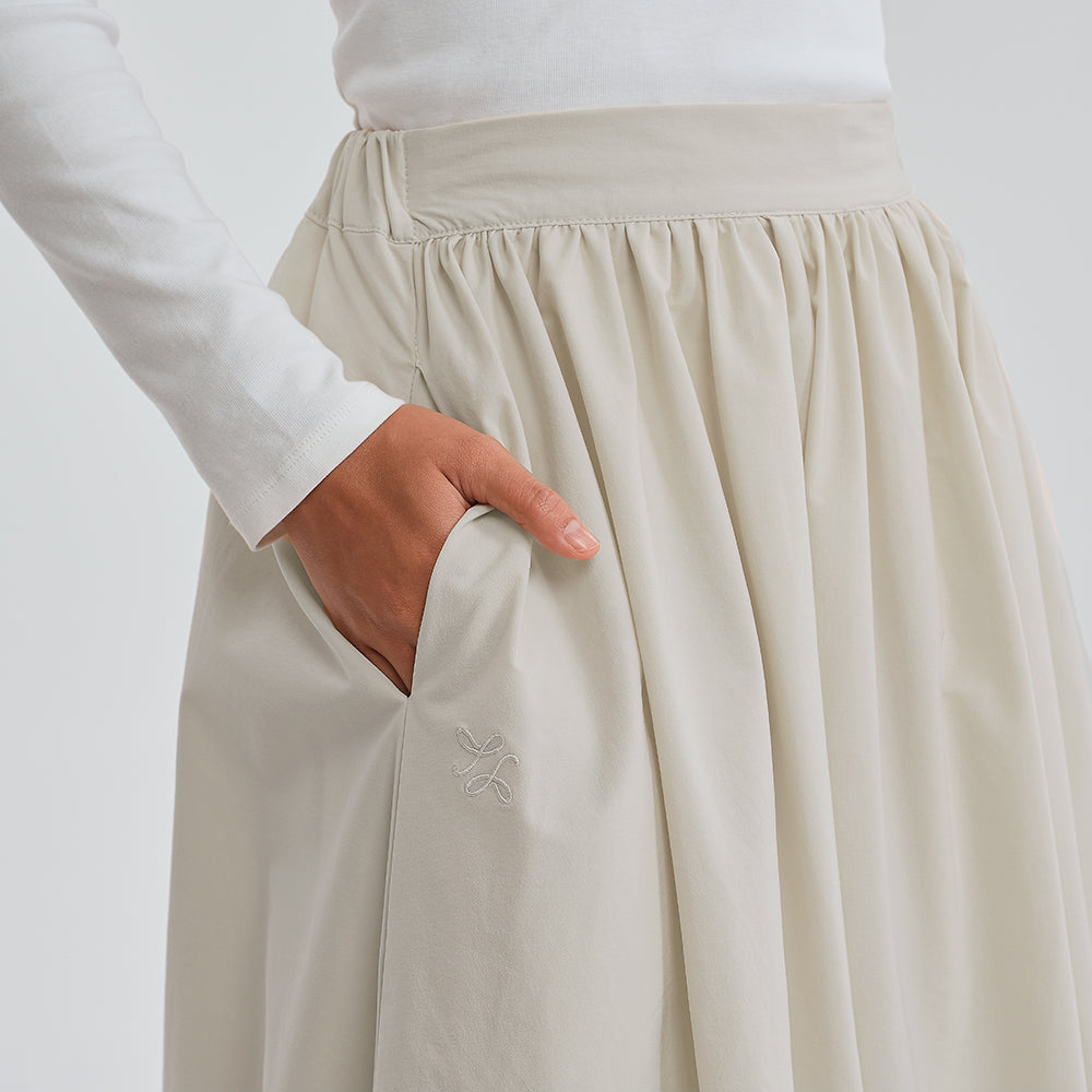 Balloon Skirt in Latte