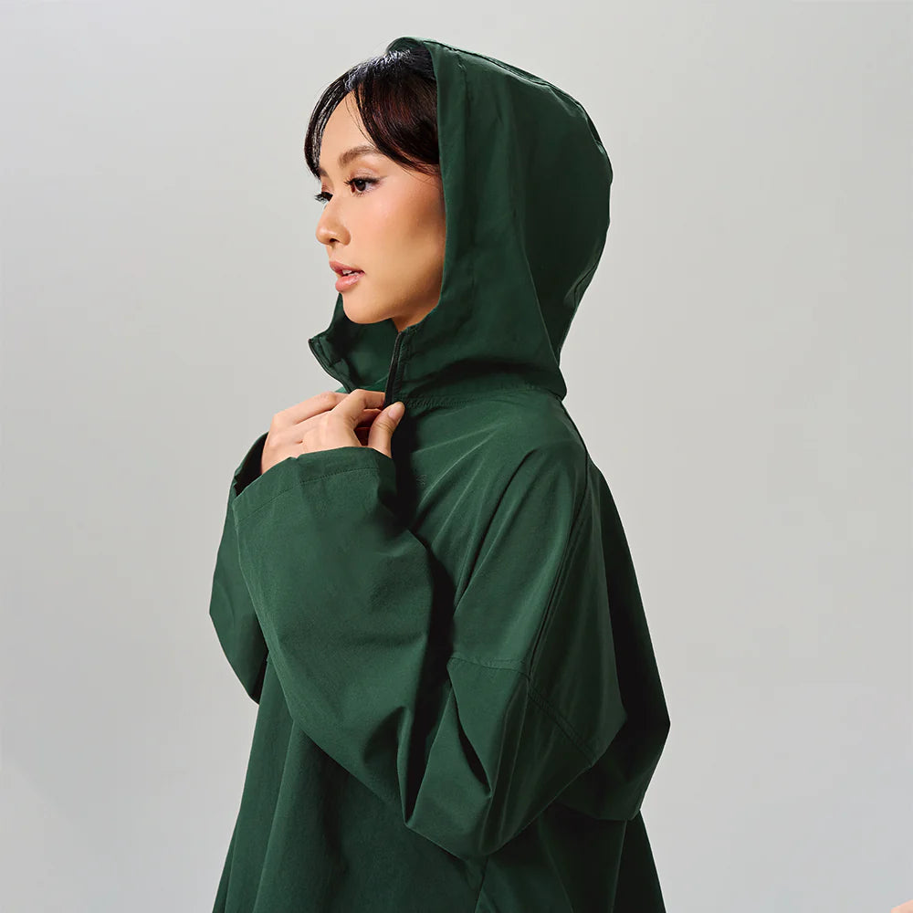 Parka Flare in Emerald