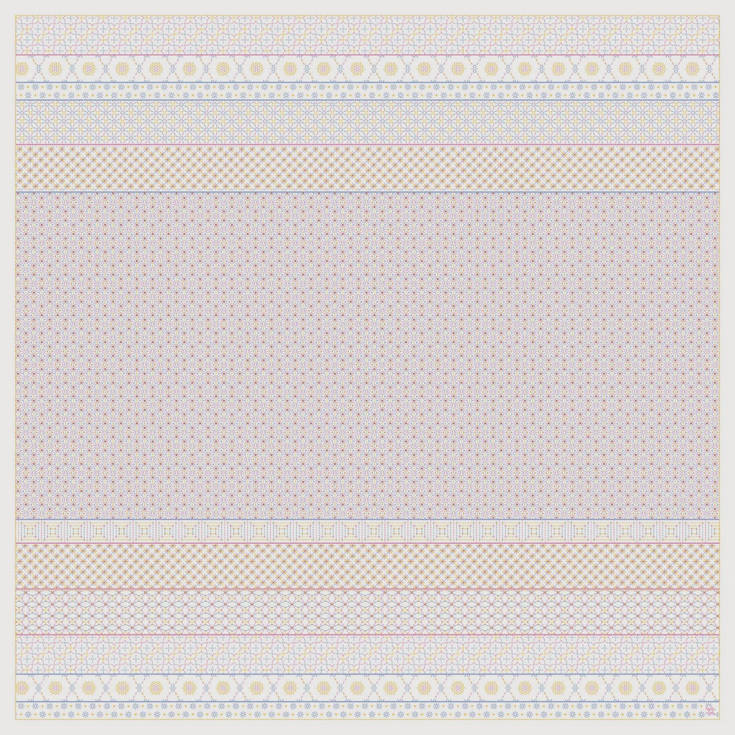 Sashiko in White SQ