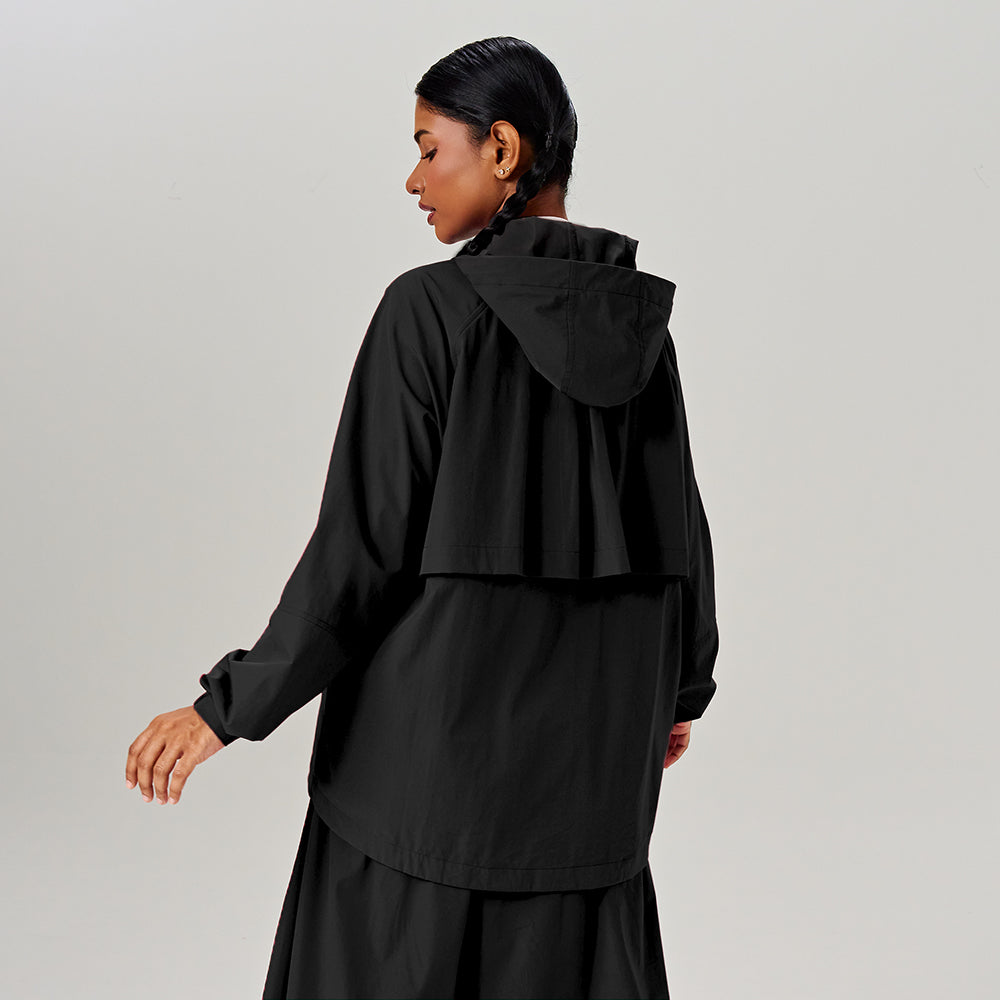 Parka Adjustable in Black