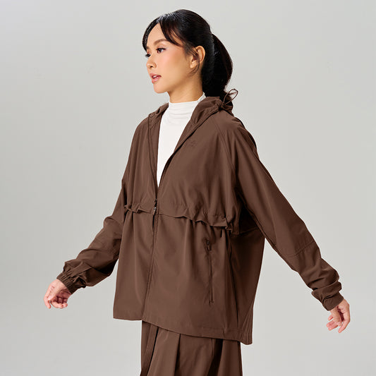 Parka Ajustable in Chocolate