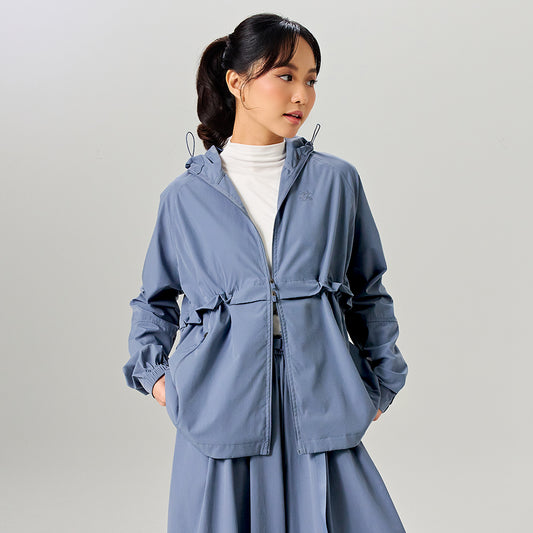 Parka Ajustable in Dove