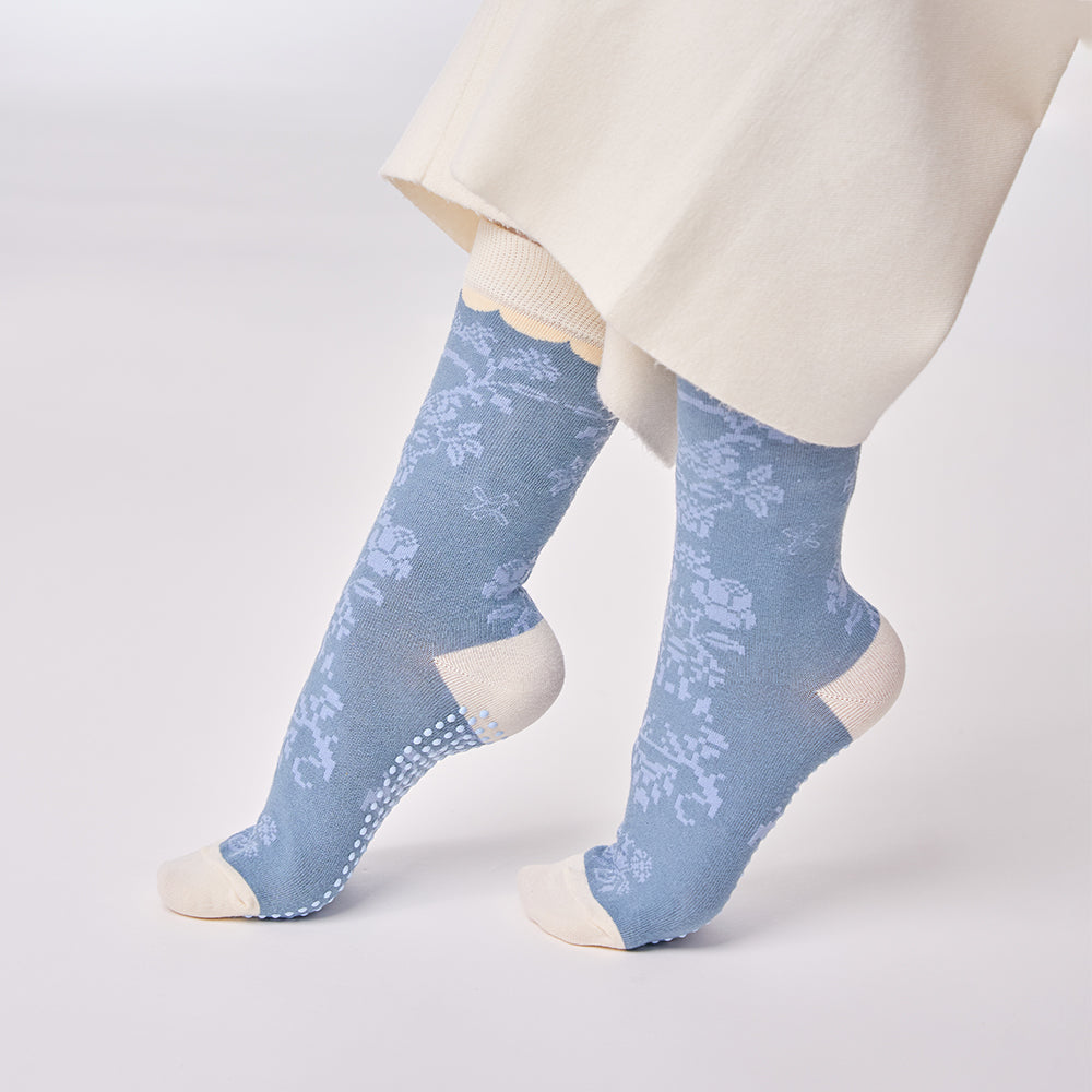 Blue Moon Grip Socks