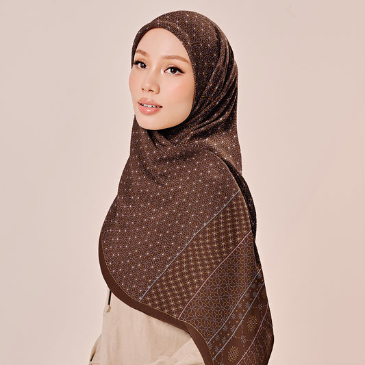 Sashiko in Brown  SQ