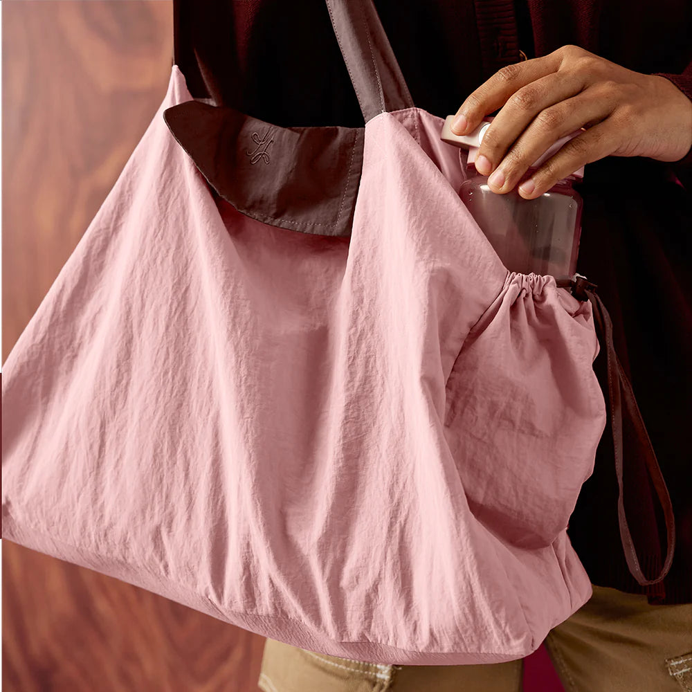 Duo Tote Bag in Dusty Pink