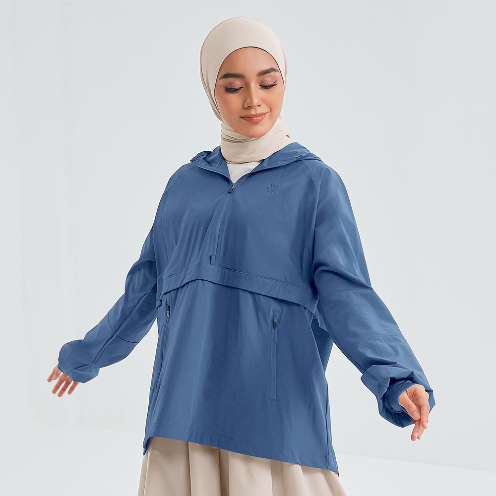 Half Zip Parka  2.0 Azul