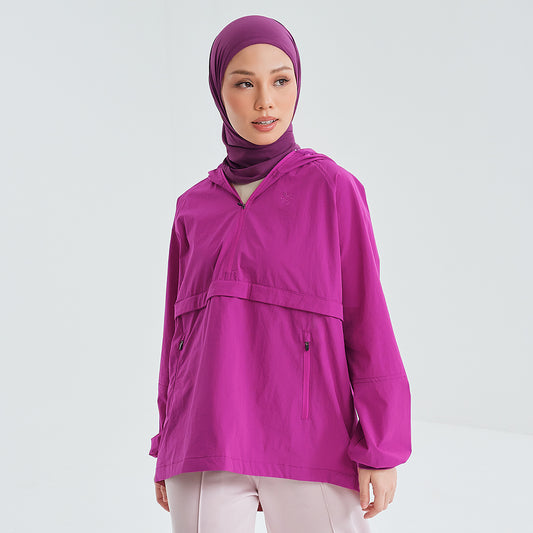 Parka in Dark Fuschia