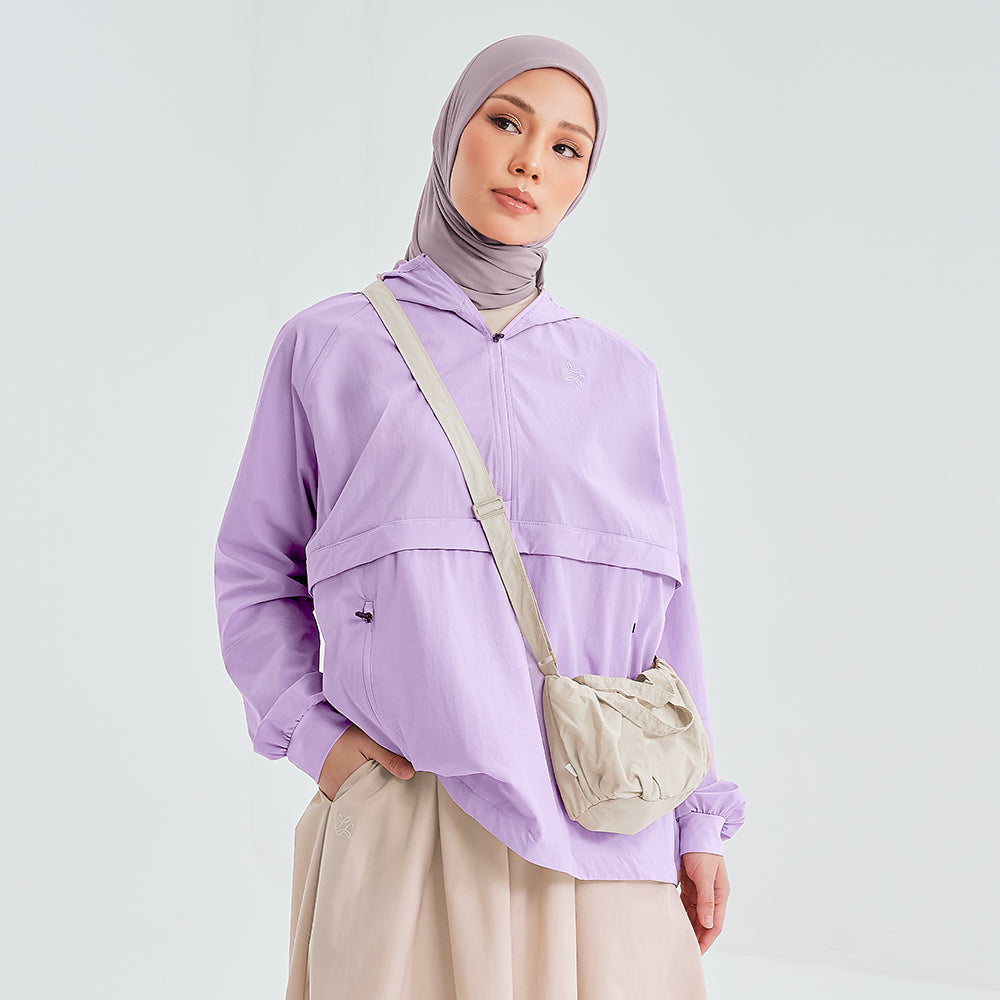 Half Zip Parka  2.0 Thistle