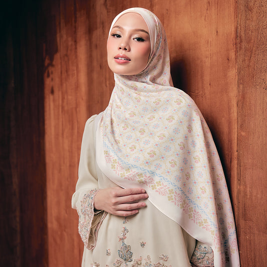 Cross Stitch in Ivory