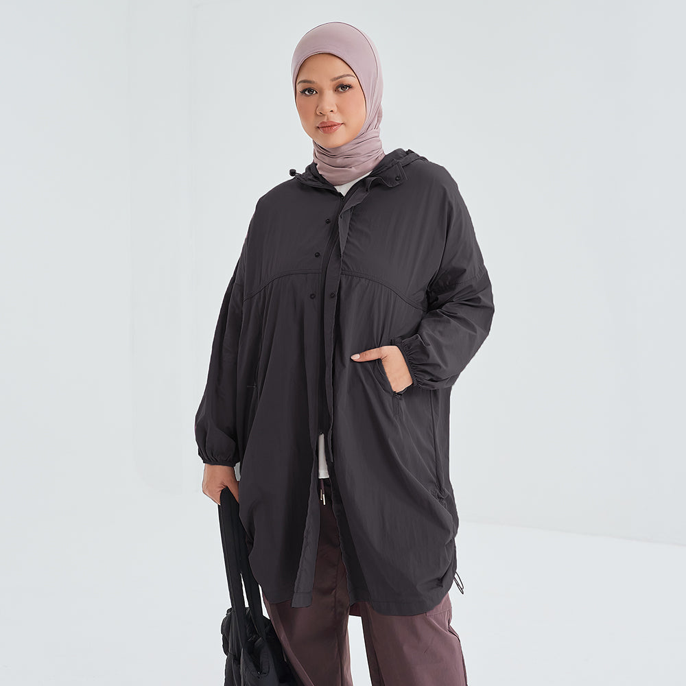 Long Parka in Black
