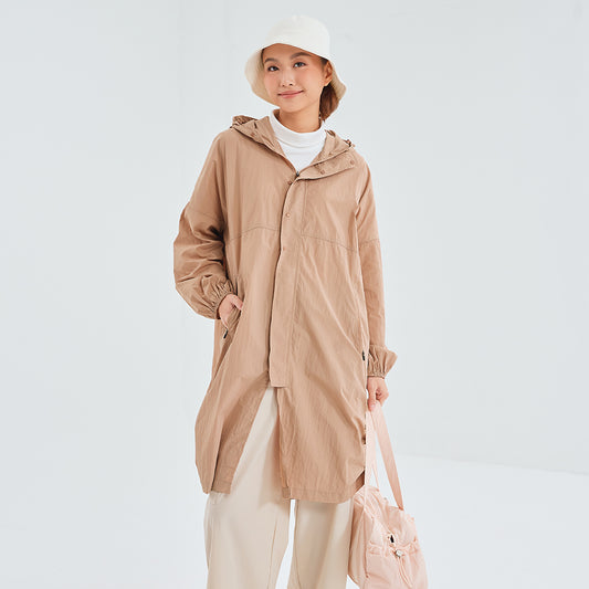 Long Parka in Tan