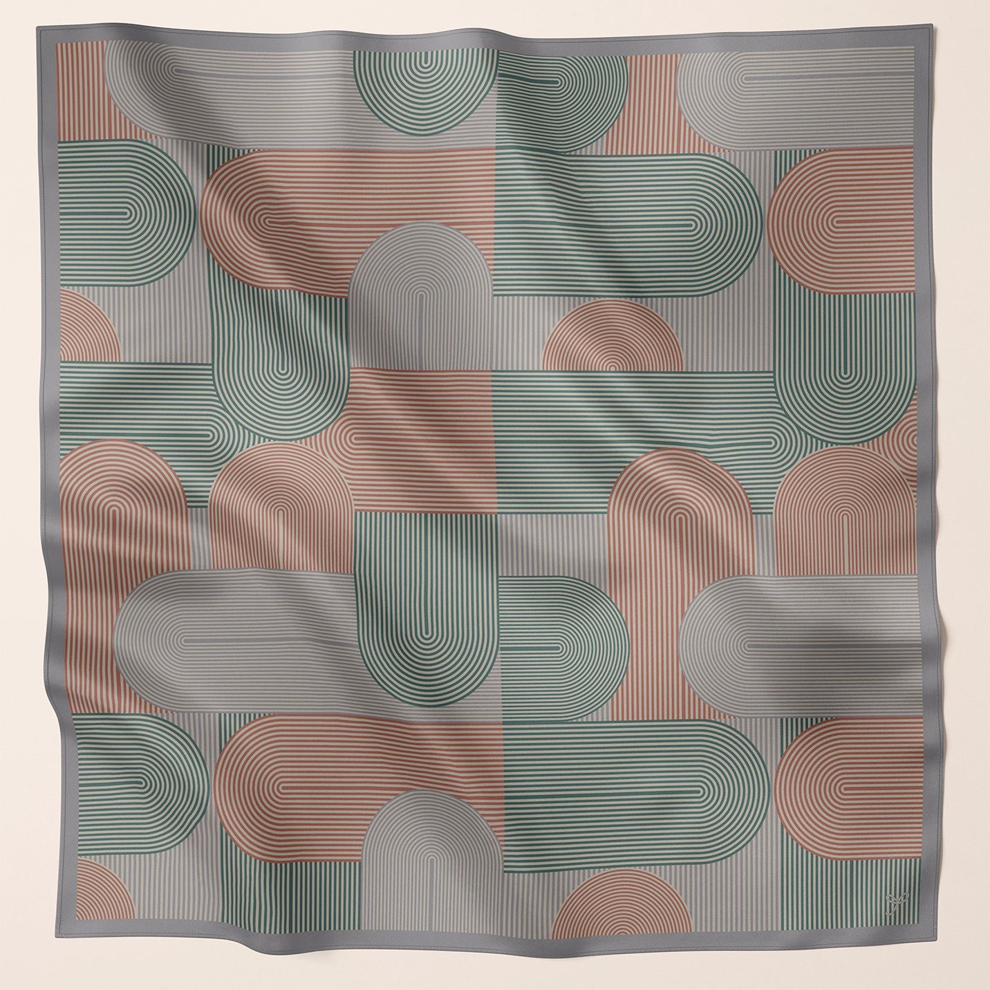 Stripes in  Pine (square)