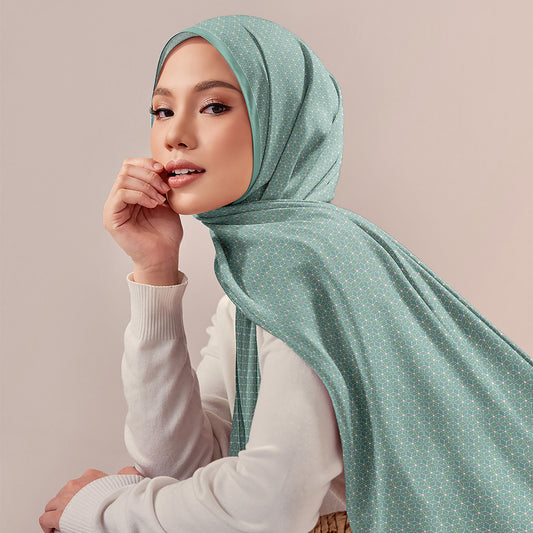 Sashiko in Teal