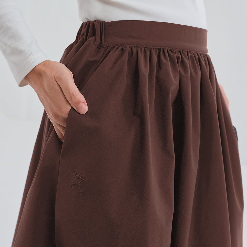 Balloon Skirt in Chocolate