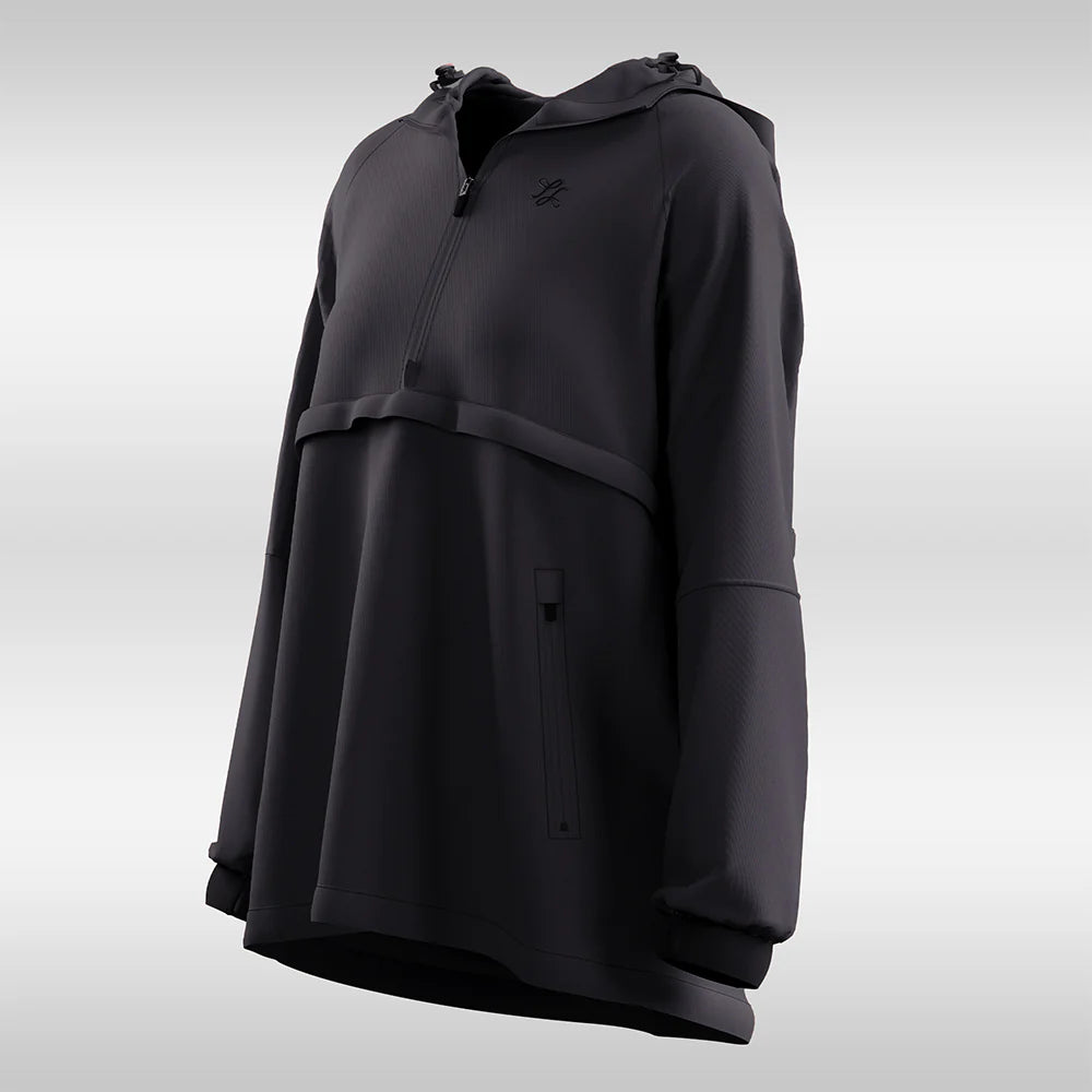 Half Zip Parka  2.0 Black