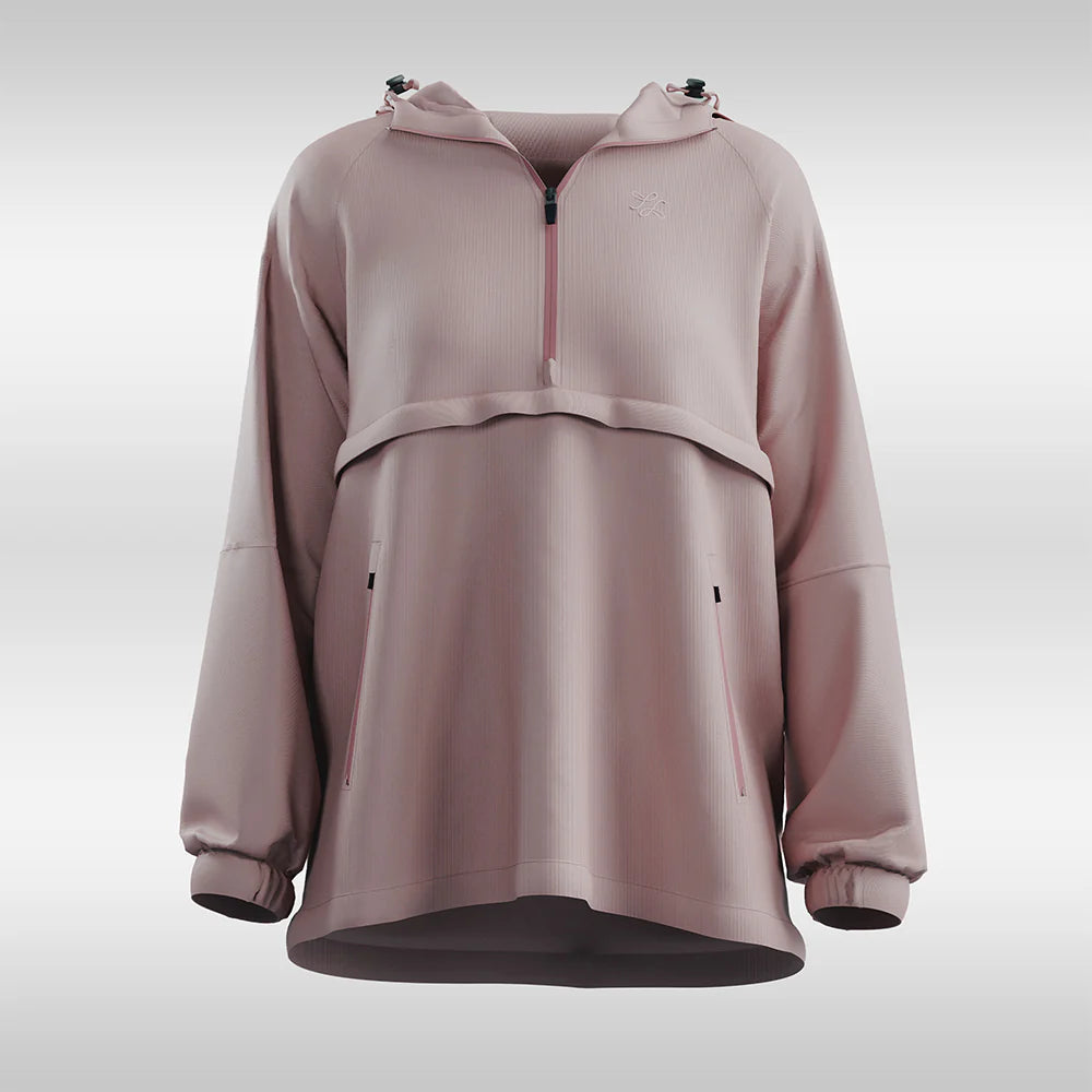 Half Zip Parka  2.0 in Dusk