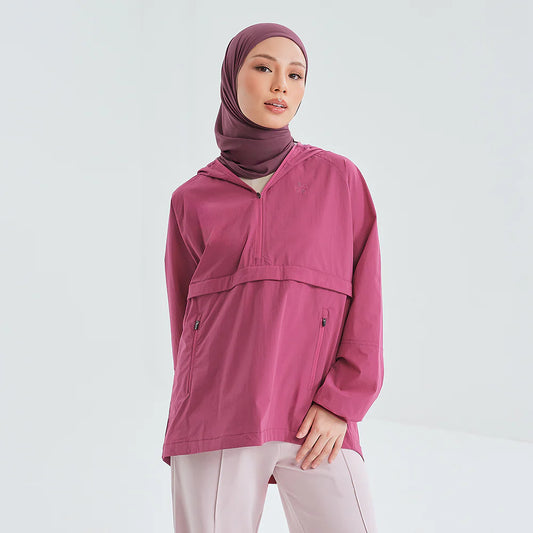 Half Zip Parka 2.0  Magenta