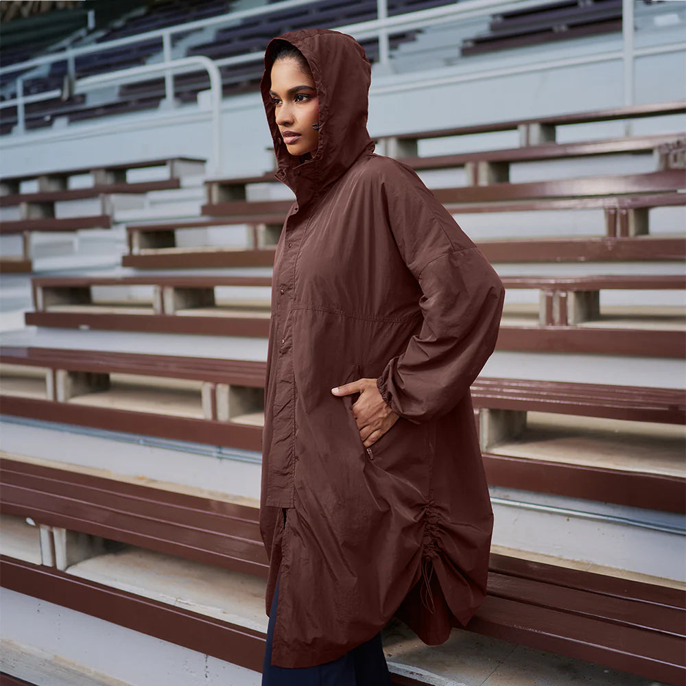 Long Parka in Chocolate
