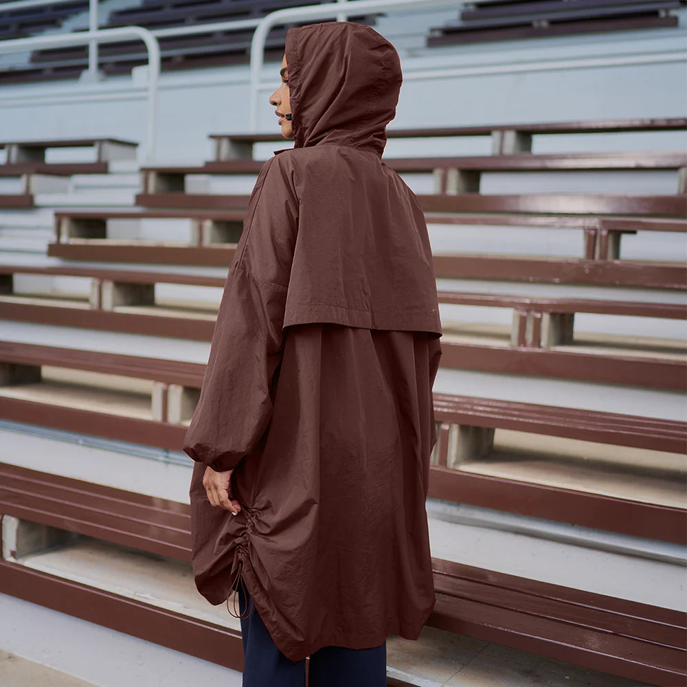 Long Parka in Chocolate