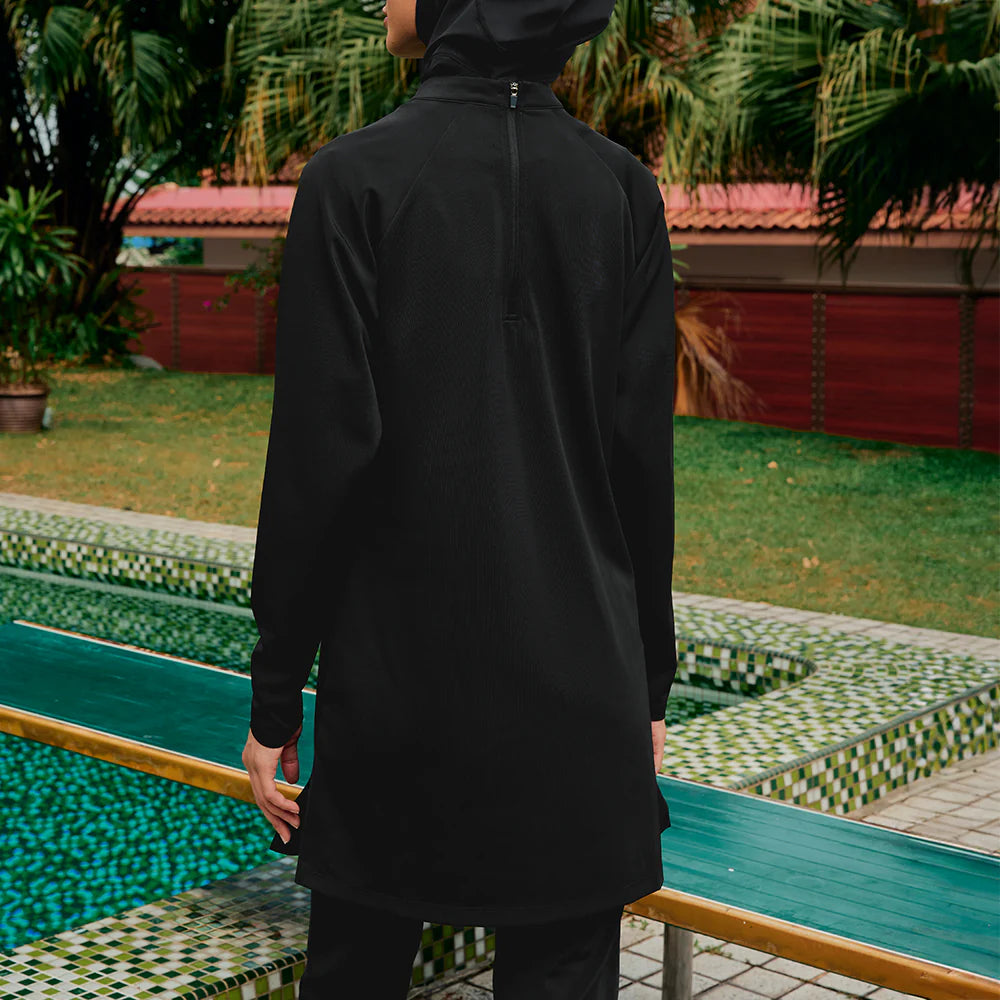 Cape Swimwear Top Black